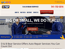 Tablet Screenshot of dandbbear.com